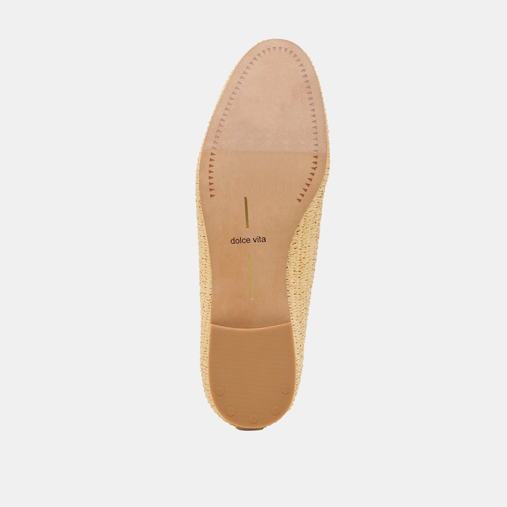 Dolce Vita Baylen Natural Woven Raffia Flats