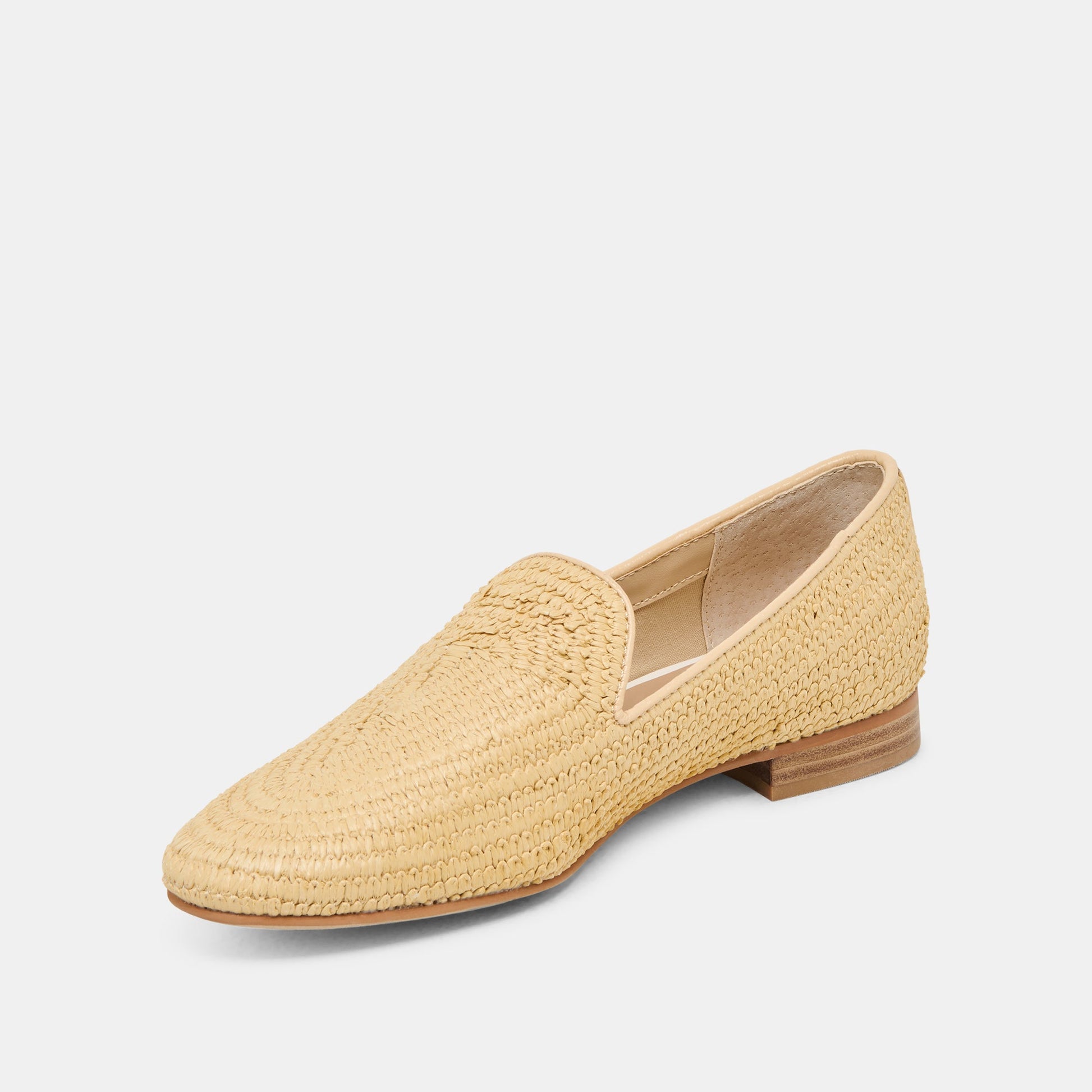 Dolce Vita Baylen Natural Woven Raffia Flats