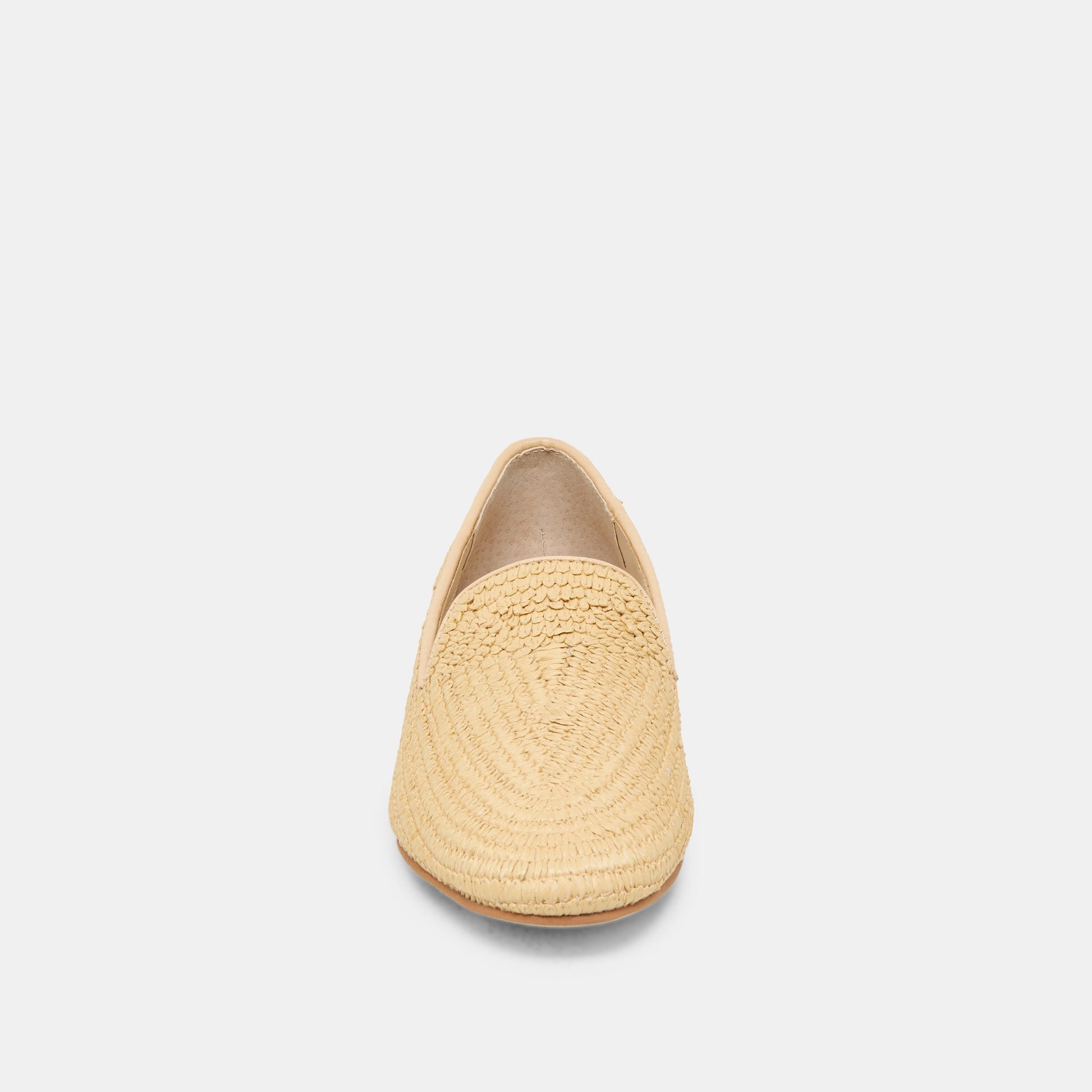 Dolce Vita Baylen Natural Woven Raffia Flats