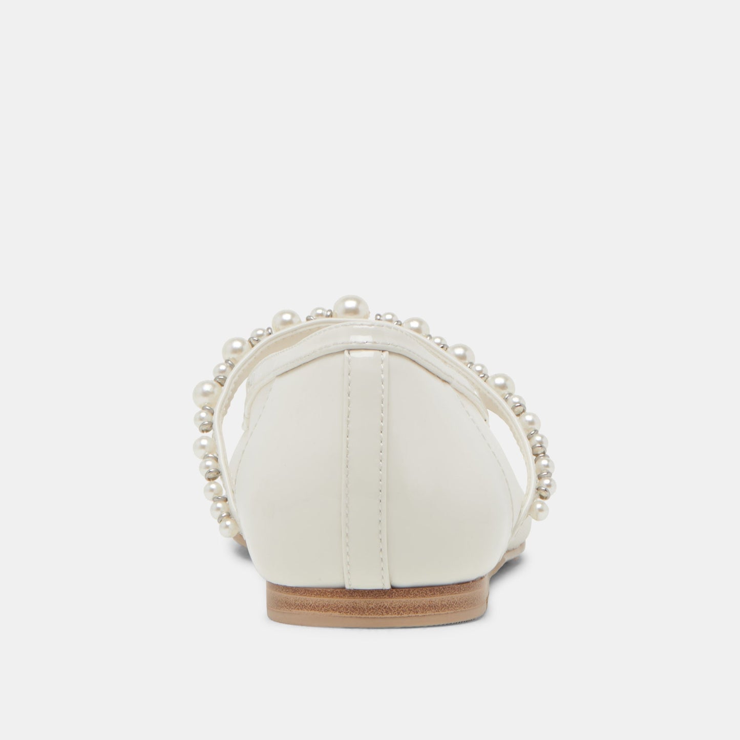 Dolce Vita ROLLIN PEARL BALLET FLATS WHITE MESH