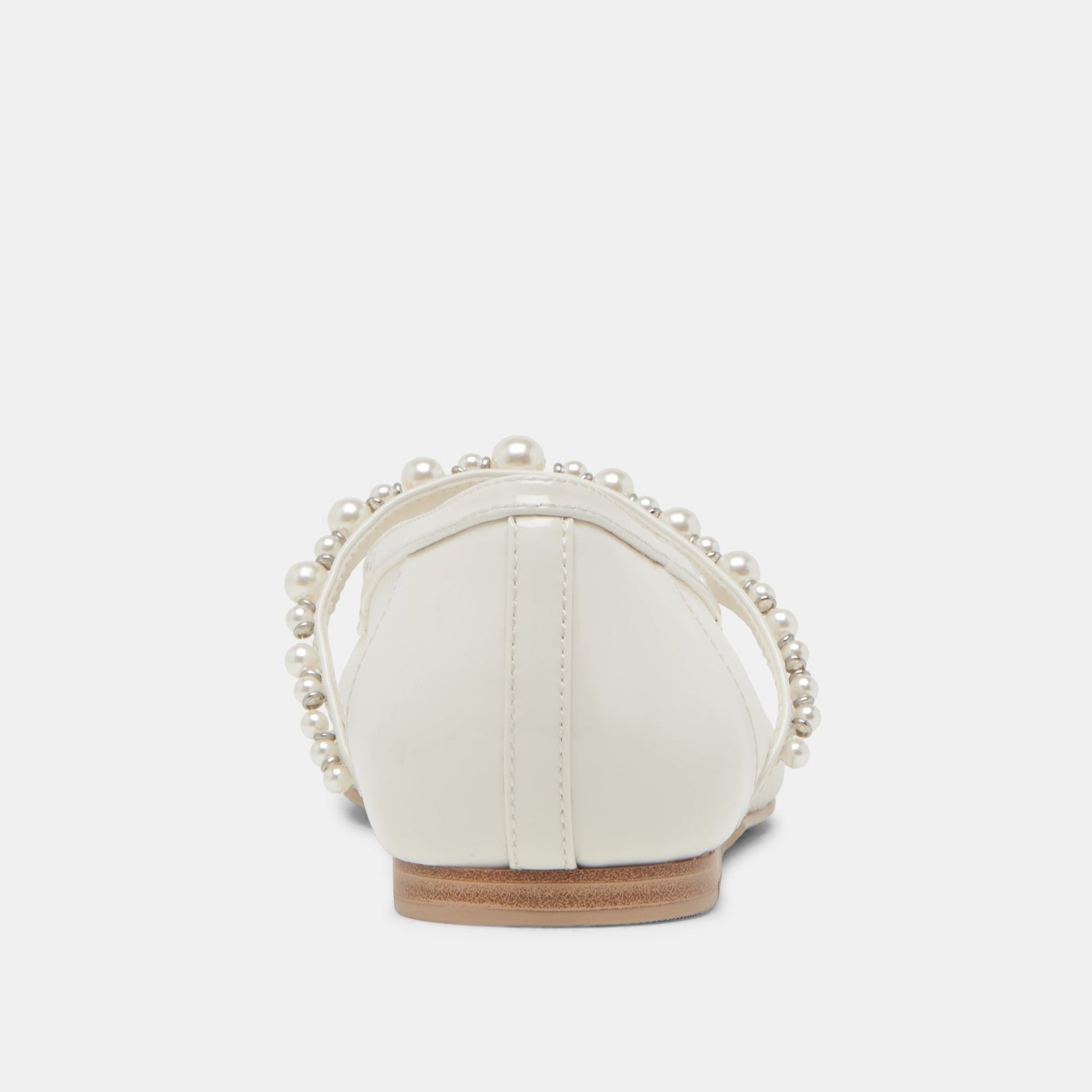 Dolce Vita ROLLIN PEARL BALLET FLATS WHITE MESH