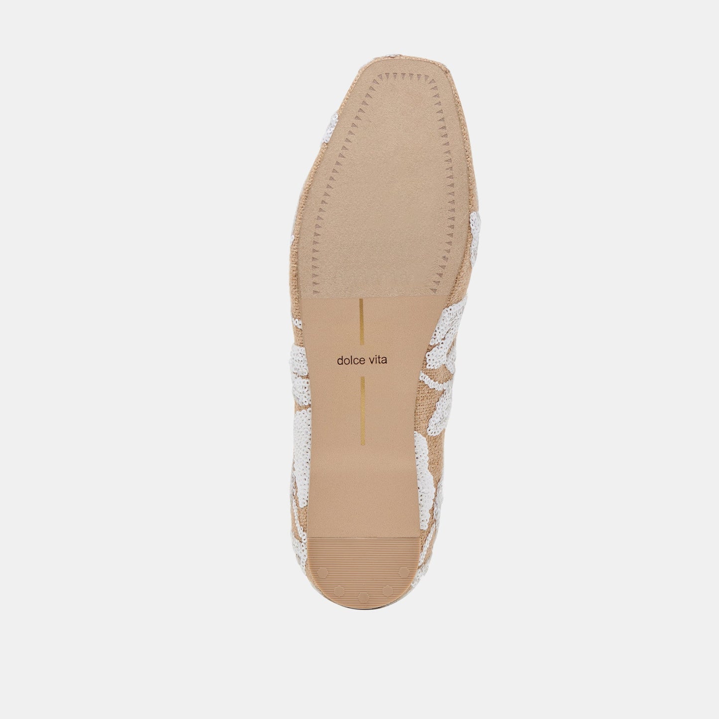 Dolce Vita RHODIE BALLET FLATS NATURAL MULTI FLORAL SEQUIN