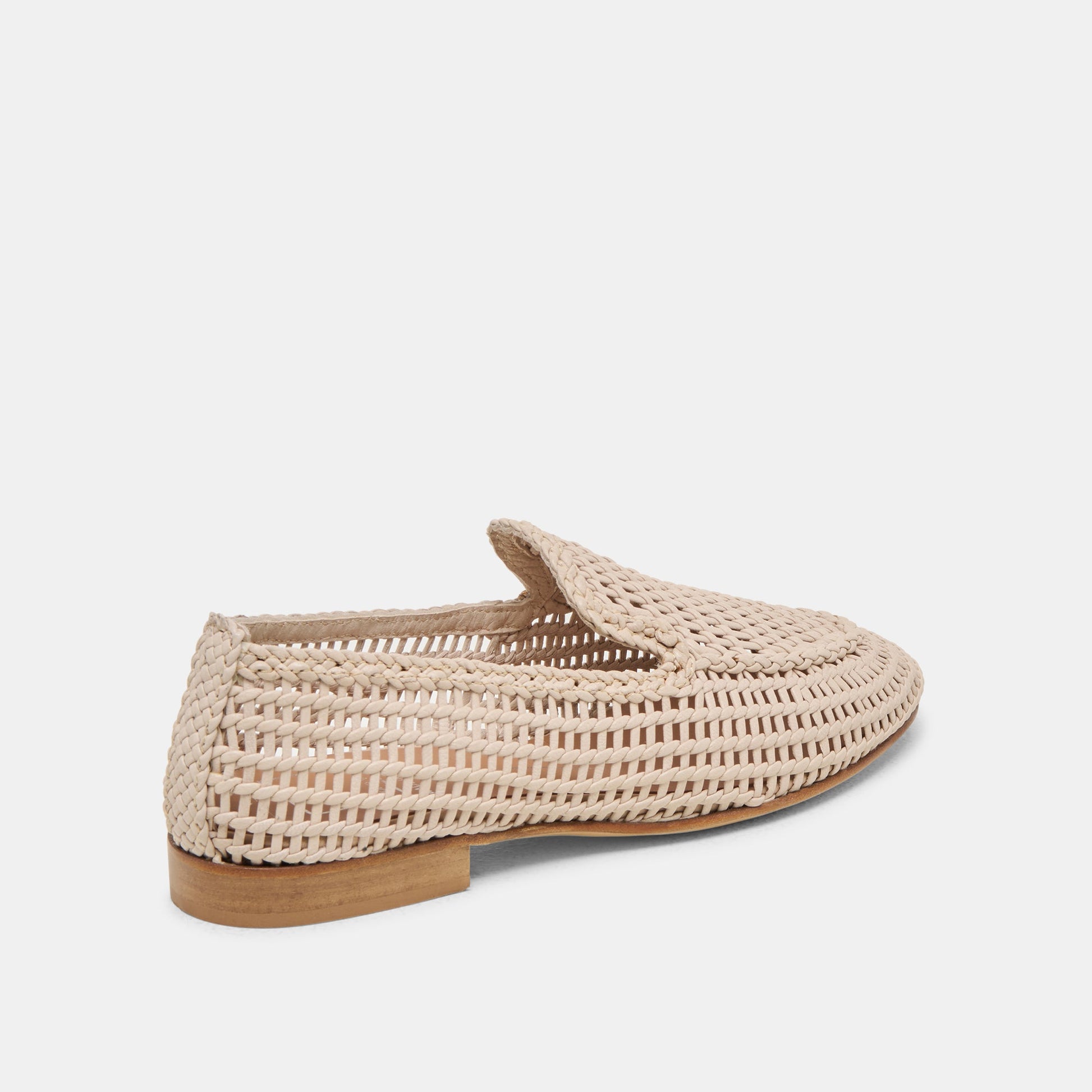 Dolce Vita Armond Bone Woven Leather Flats