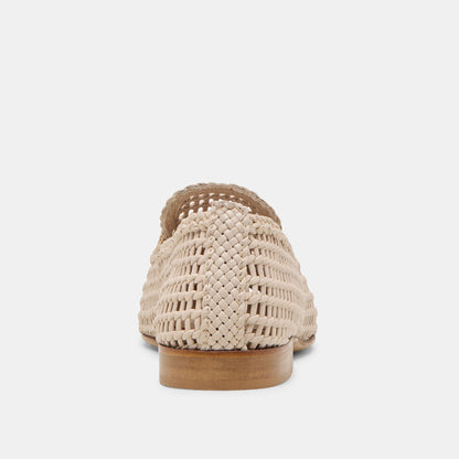 Dolce Vita Armond Bone Woven Leather Flats
