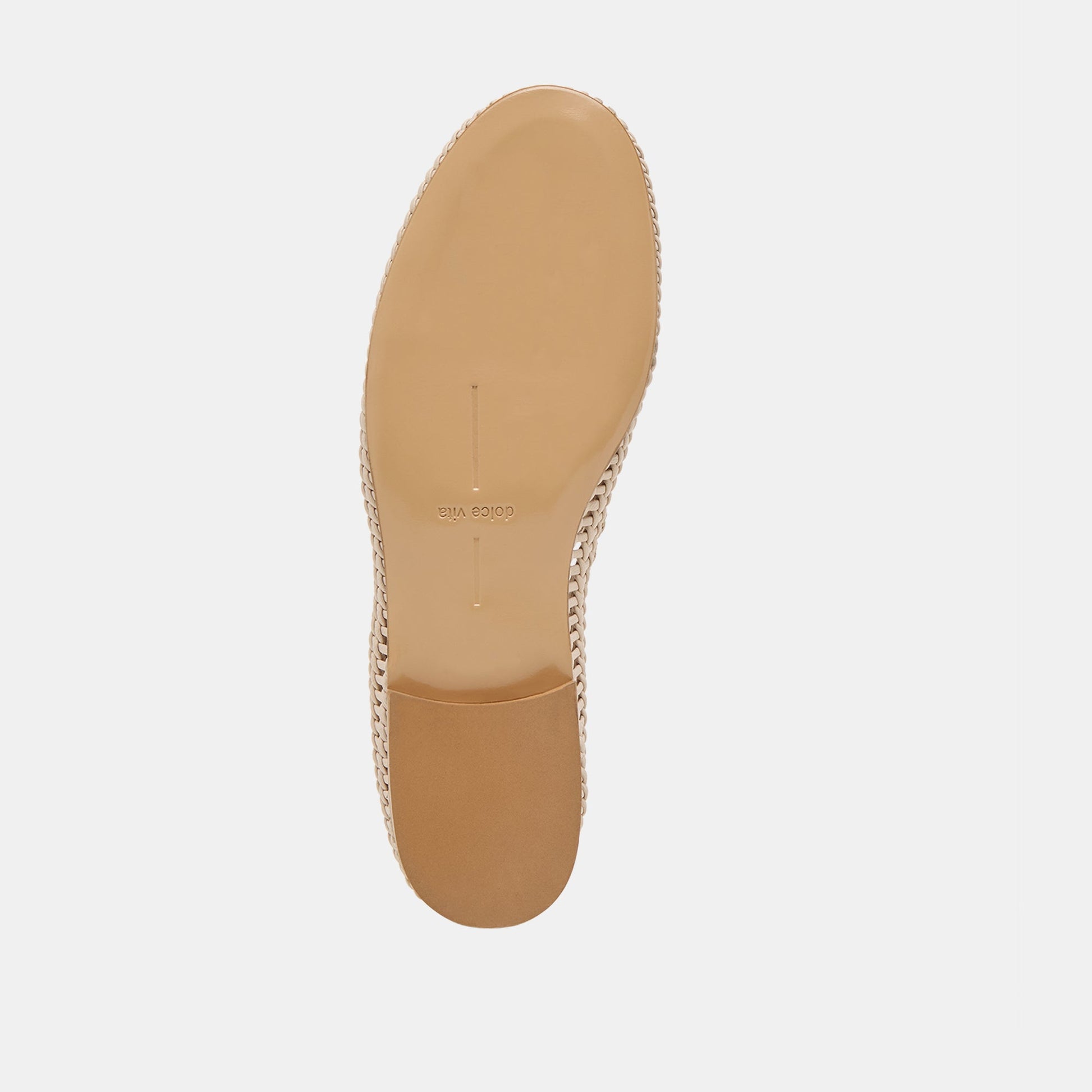 Dolce Vita Armond Bone Woven Leather Flats