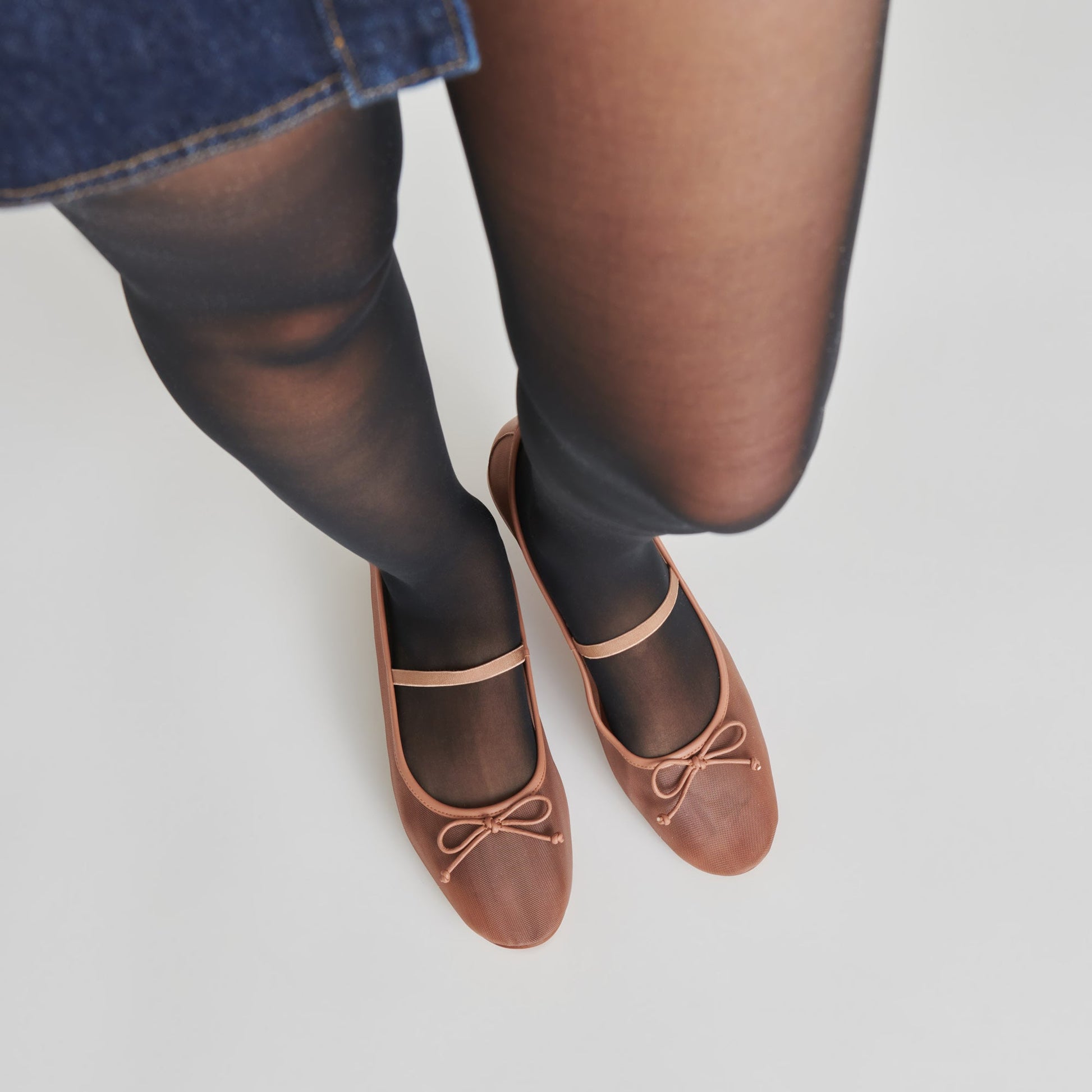 Dolce Vita CADEL BALLET FLATS CIDER MESH