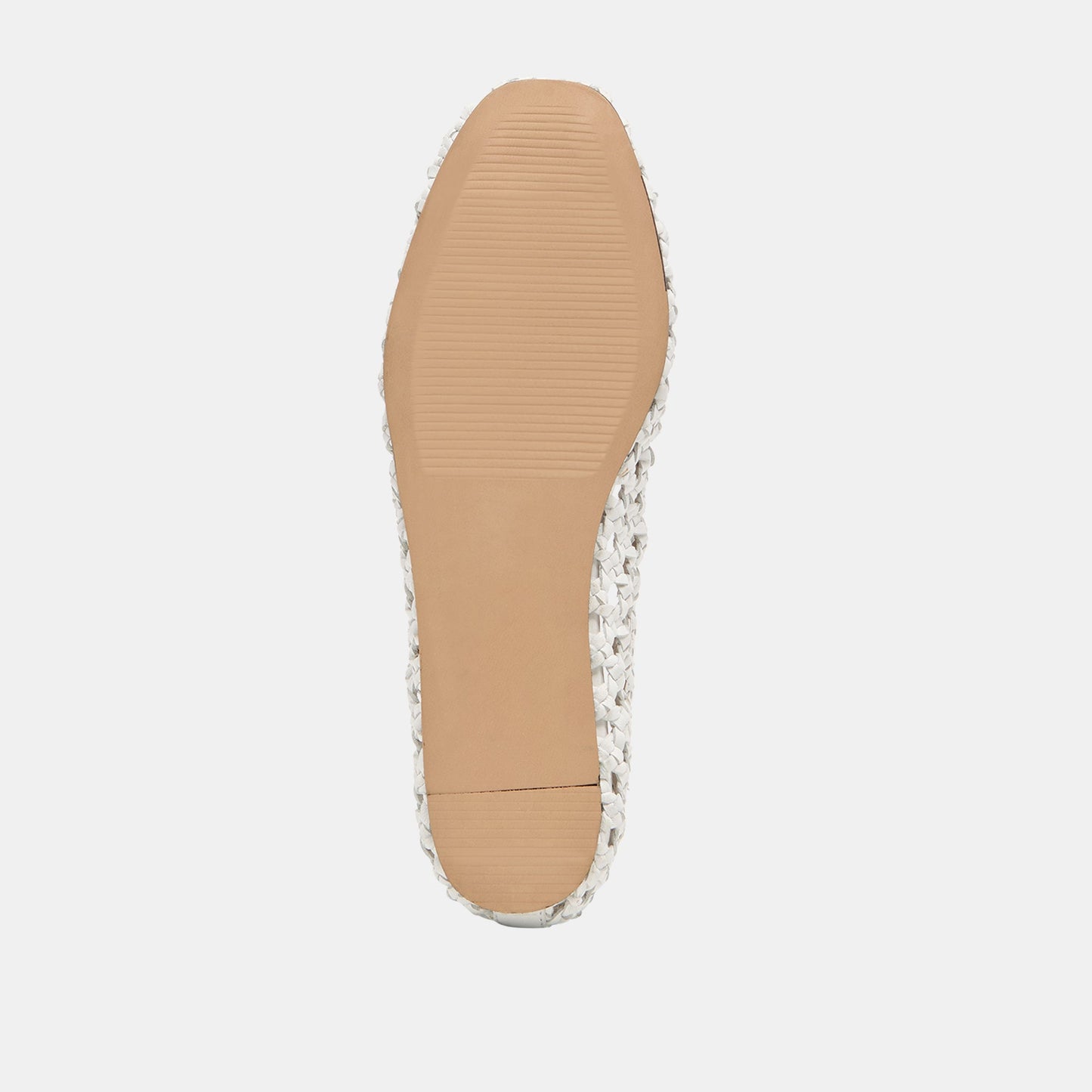 Dolce Vita Edda Bone Woven Leather Ballet Flats