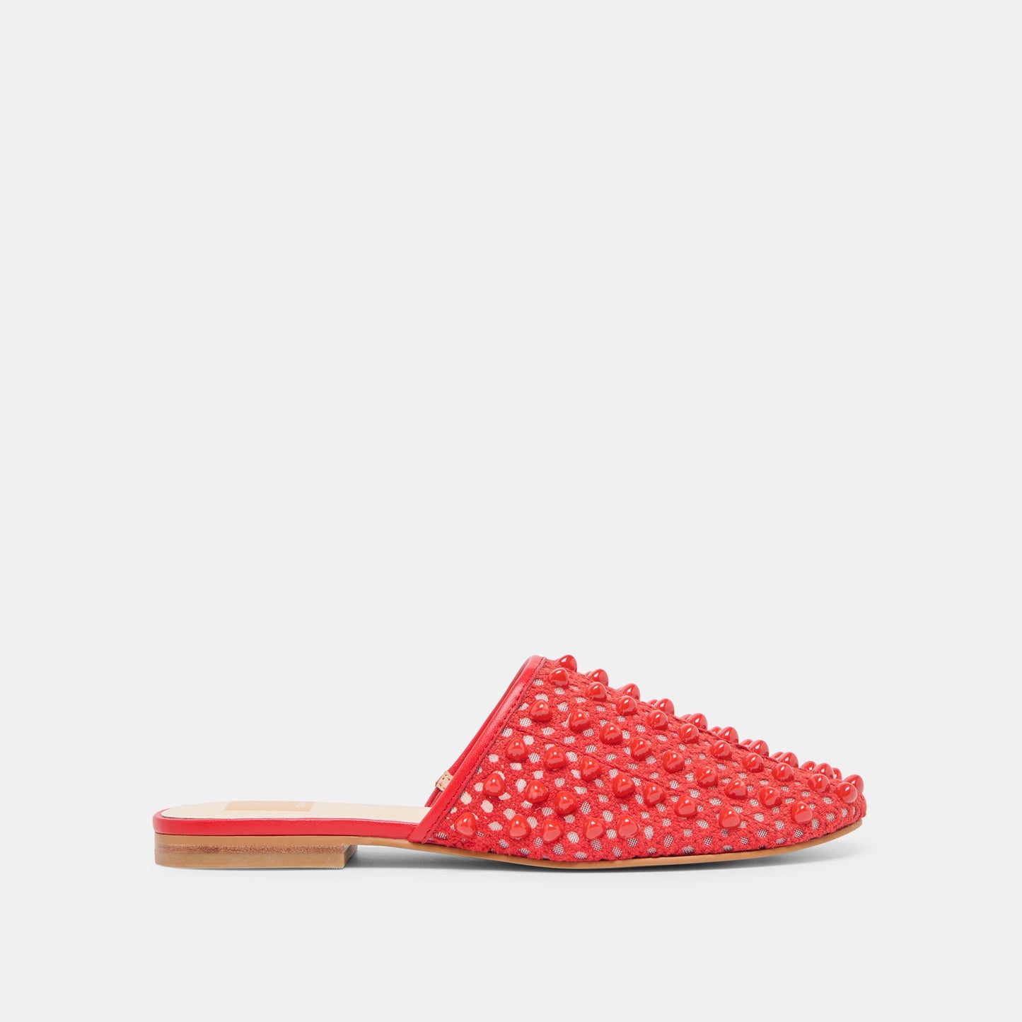 Dolce Vita Rova Bead Chili Beaded Mesh Flats