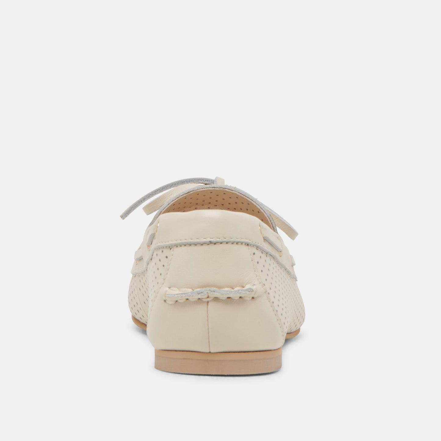 Dolce Vita LAKIN LOAFERS IVORY PERFORATED LEATHER