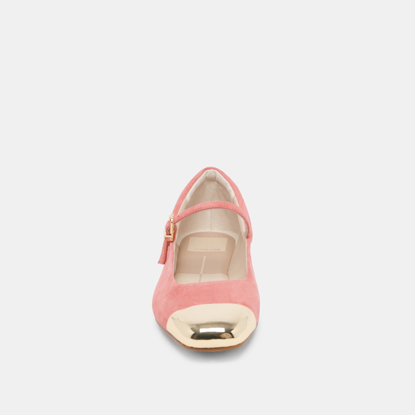Dolce Vita REYES TOE CAP BALLET FLATS CORAL SUEDE