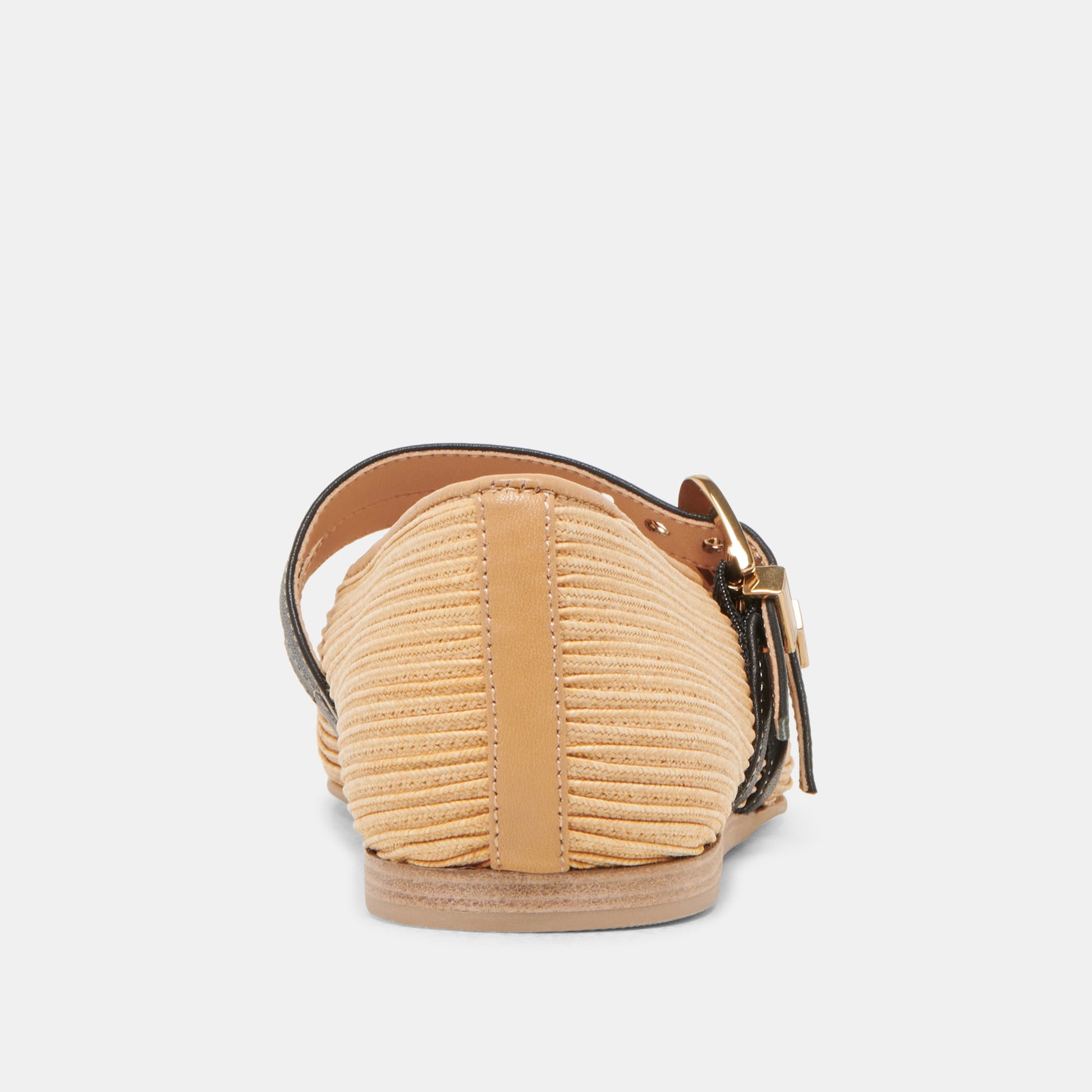 Dolce Vita BAYLEE WIDE BALLET FLATS NATURAL RAFFIA