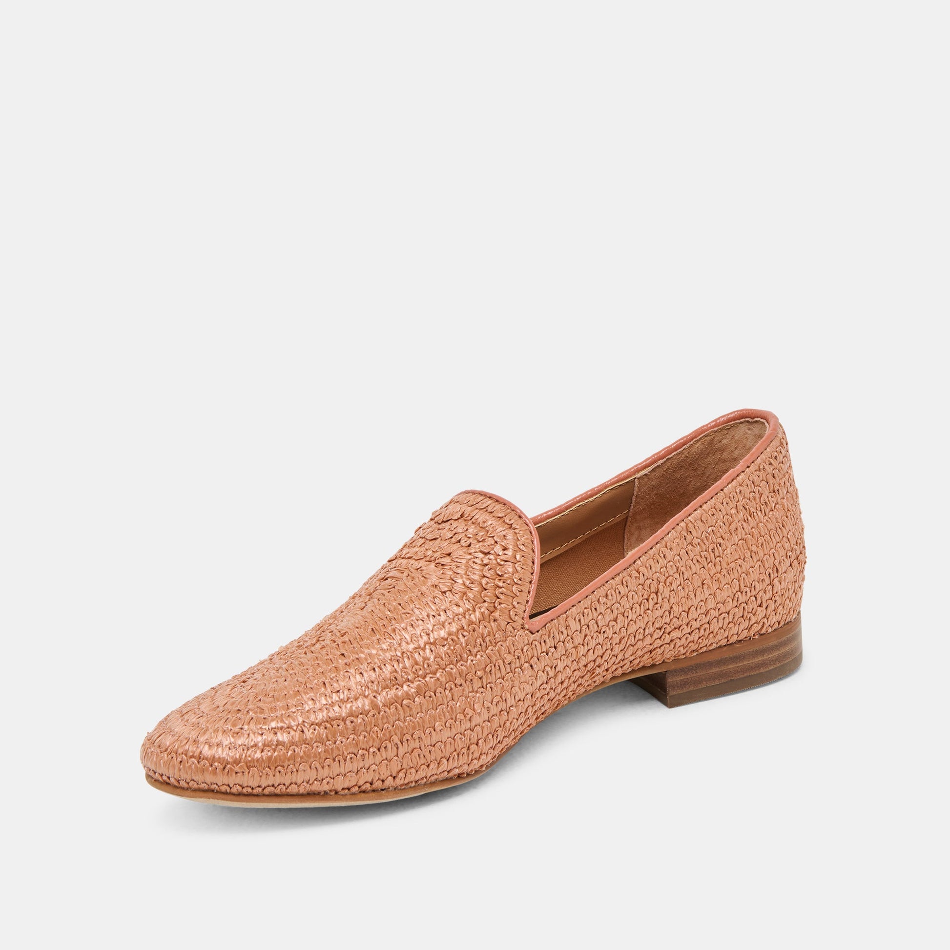 Dolce Vita Baylen Maple Woven Raffia Flats