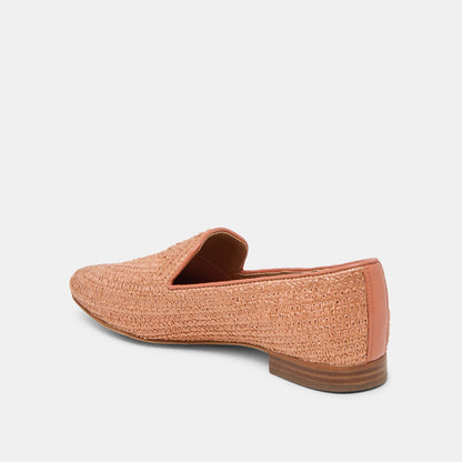 Dolce Vita Baylen Maple Woven Raffia Flats
