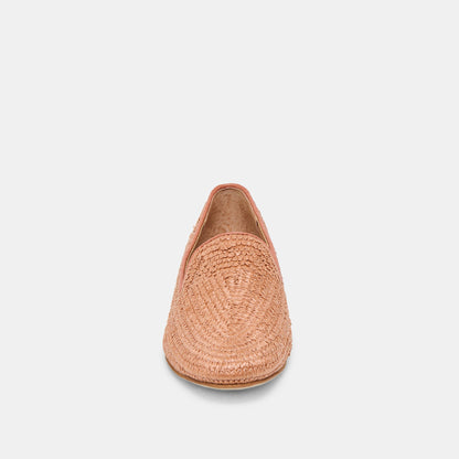 Dolce Vita Baylen Maple Woven Raffia Flats