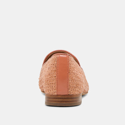 Dolce Vita Baylen Maple Woven Raffia Flats