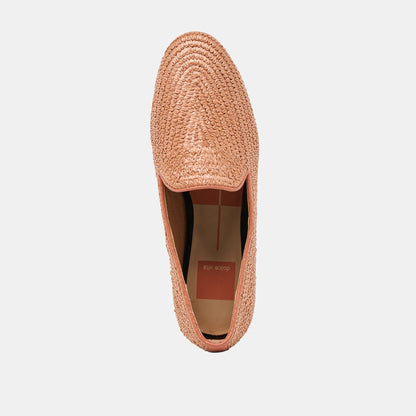 Dolce Vita Baylen Maple Woven Raffia Flats
