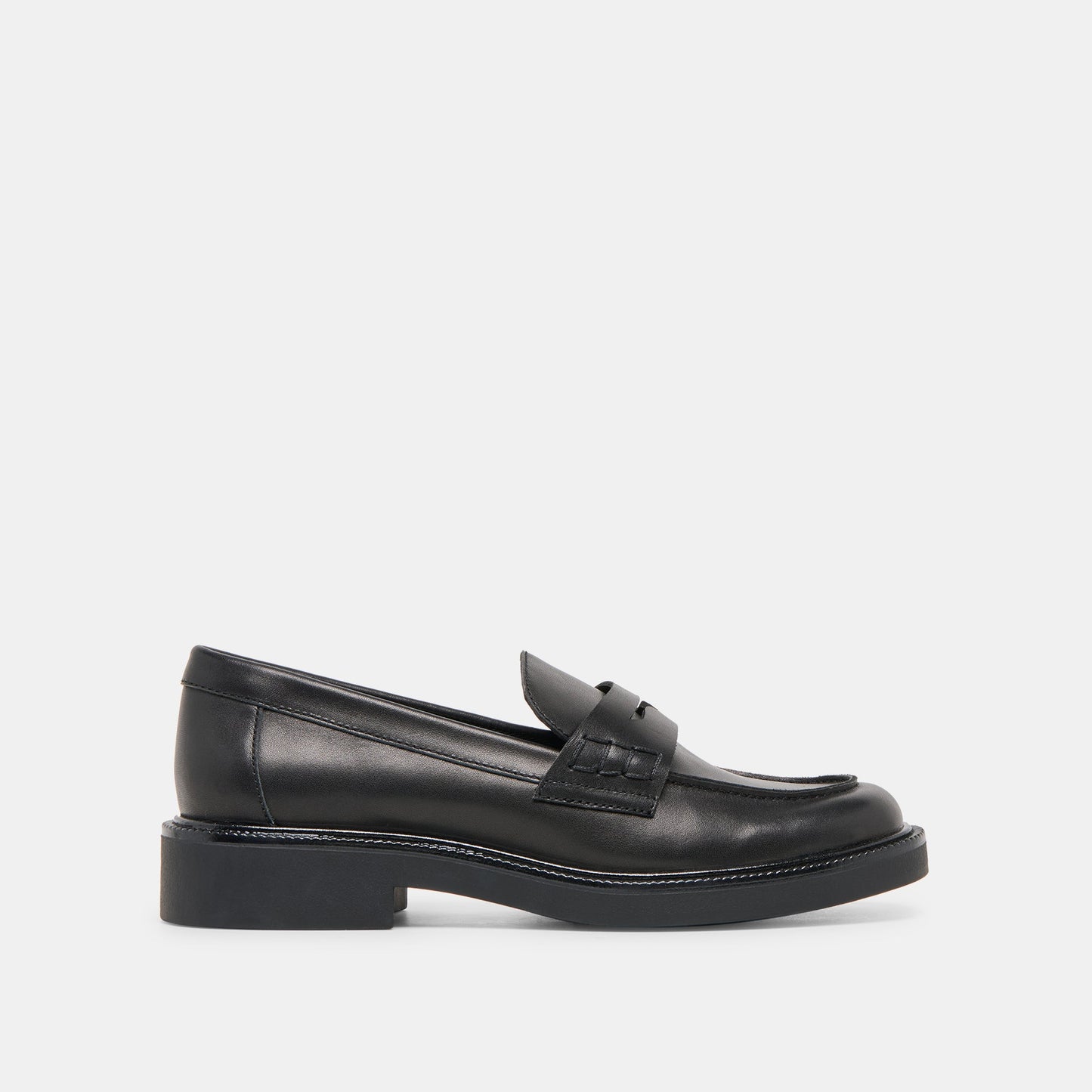 Dolce Vita Tiggy Black Leather Loafers