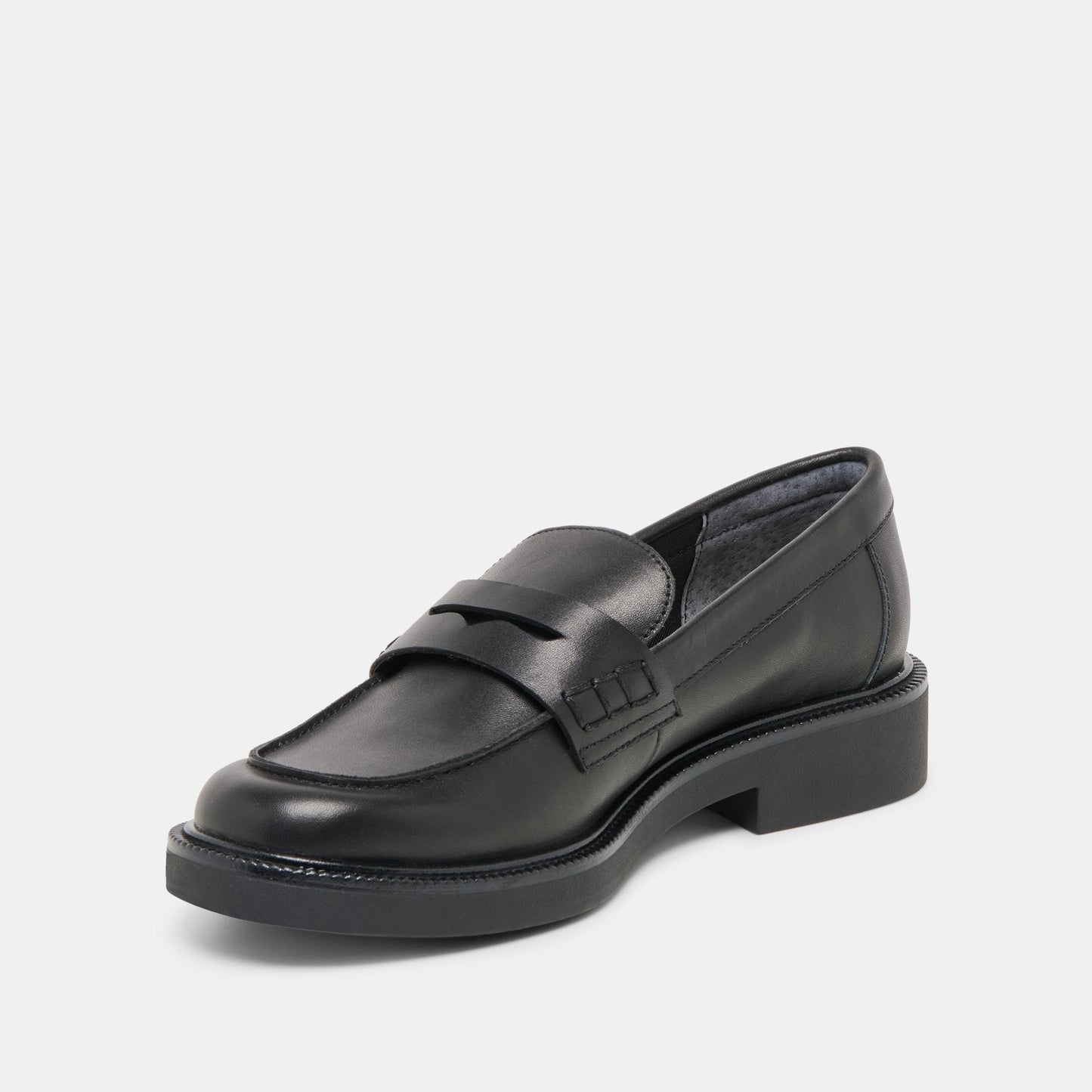 Dolce Vita Tiggy Black Leather Loafers