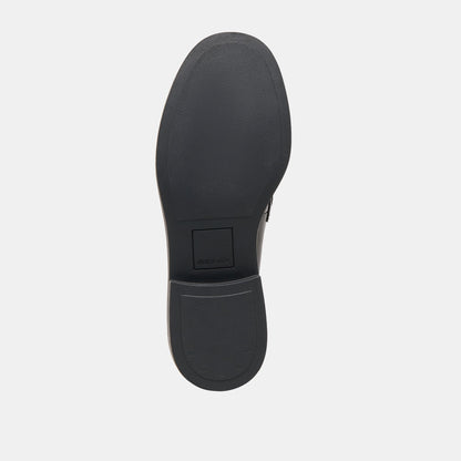 Dolce Vita Tiggy Black Leather Loafers