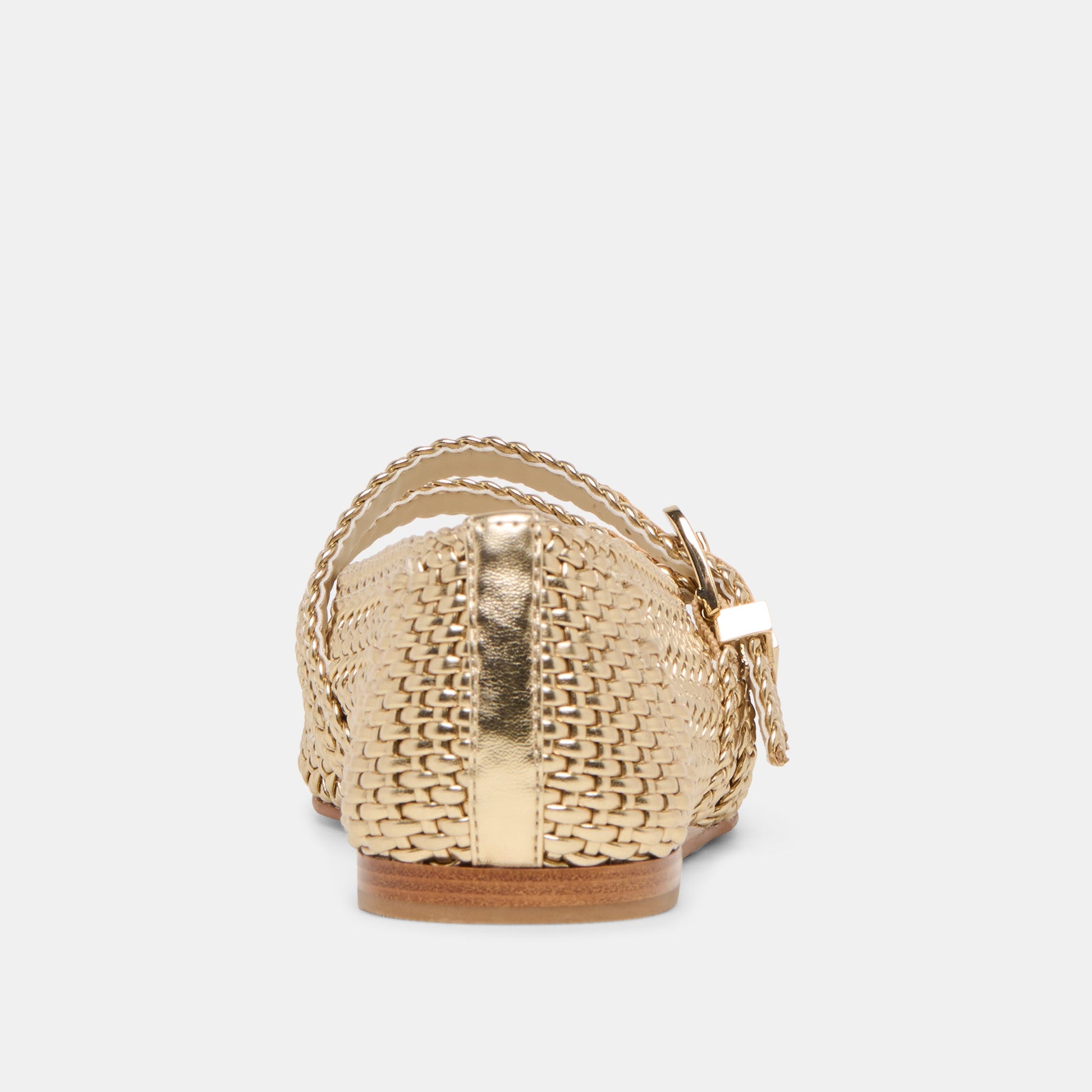 Dolce Vita Baylee Gold Woven Stella Ballet Flats