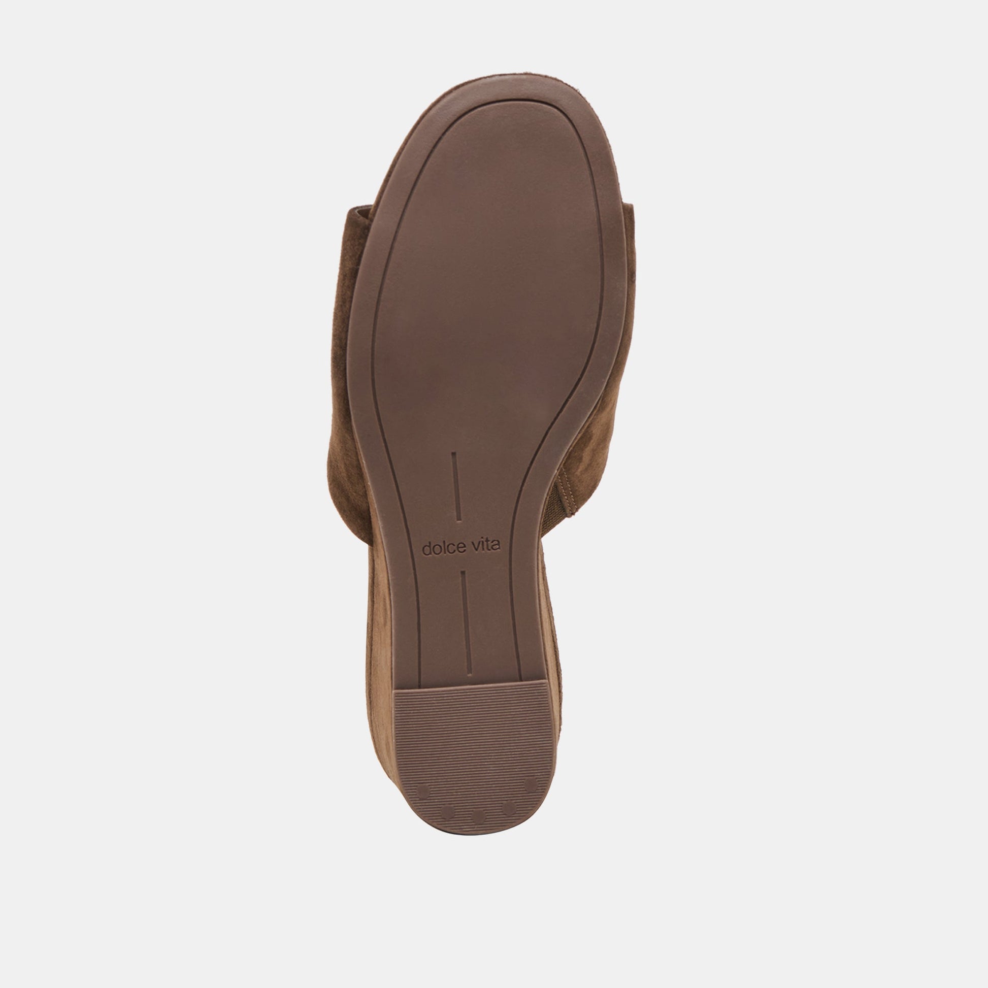 Dolce Vita Holta Dk Brown Suede Wedges
