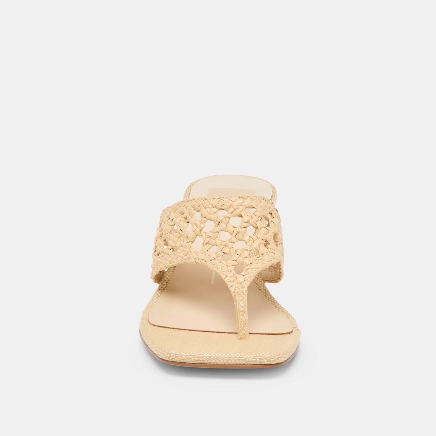 Dolce Vita Barlo Lt Natural Woven Raffia Heels