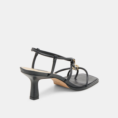 Dolce Vita Mylee Black Leather Heels