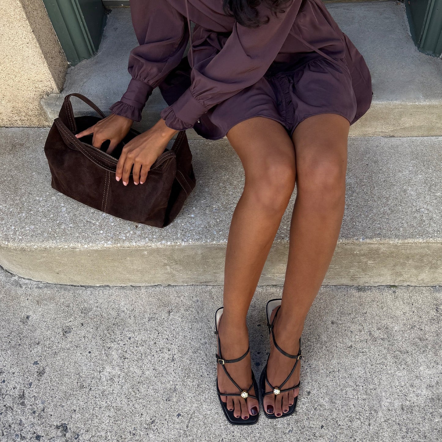 Dolce Vita Mylee Black Leather Heels