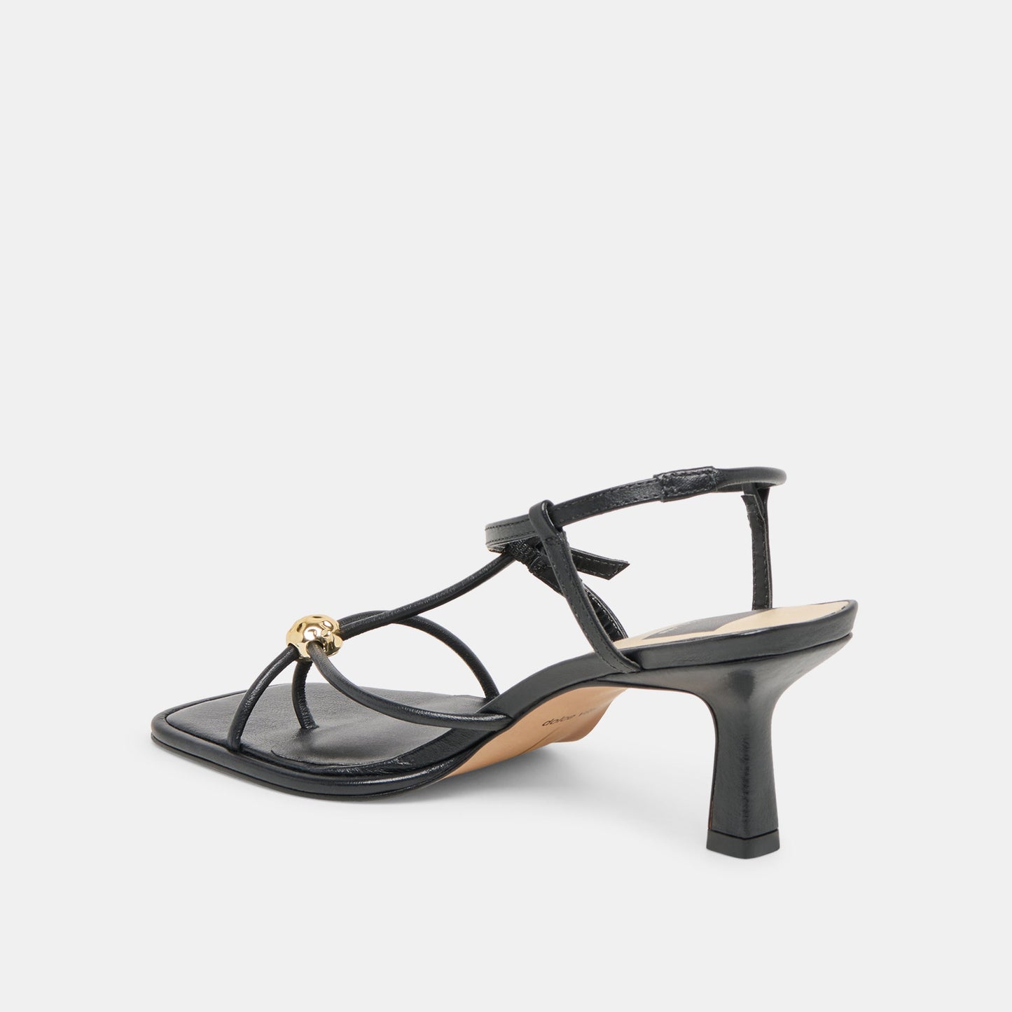Dolce Vita Mylee Black Leather Heels
