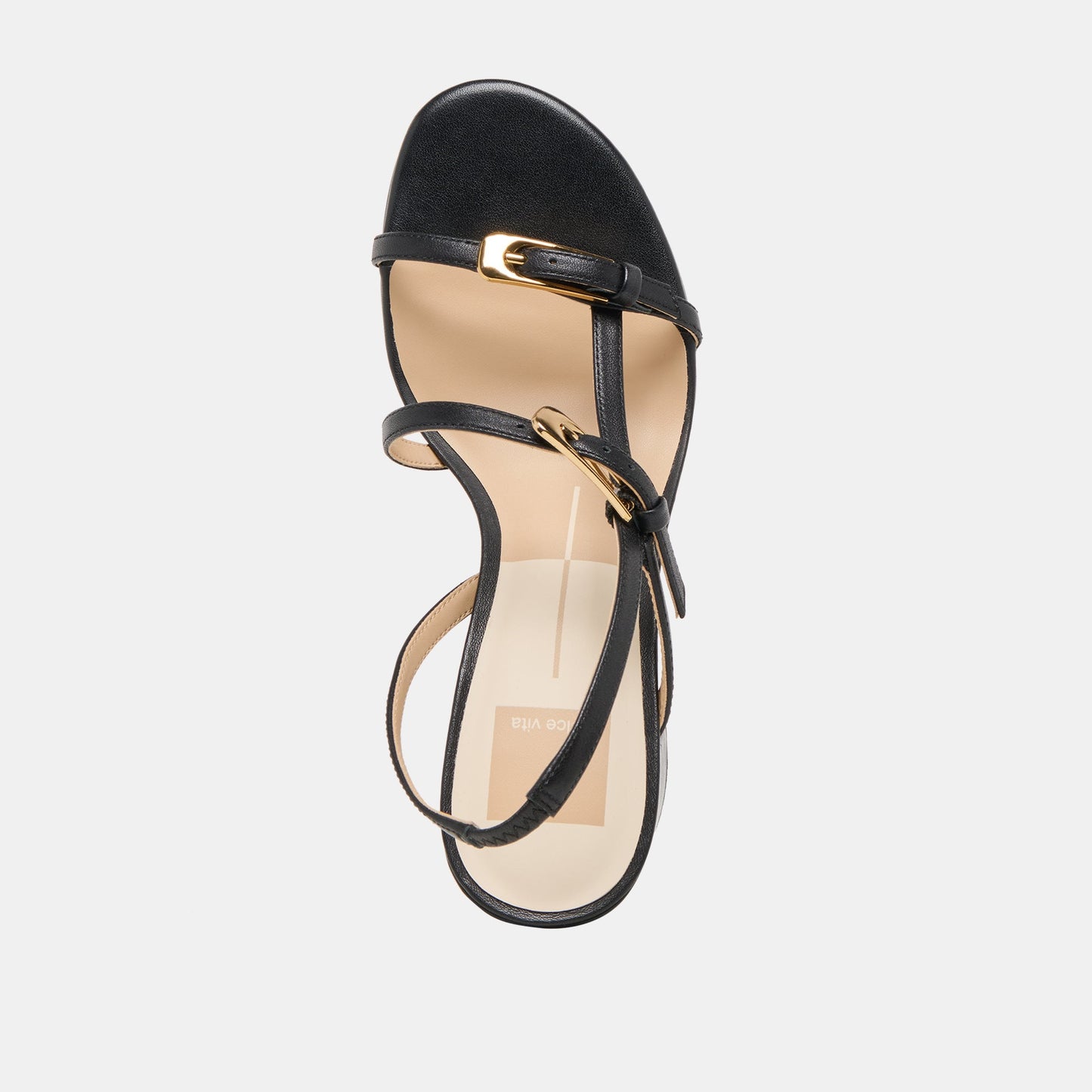 Dolce Vita Faye Black Leather Heels