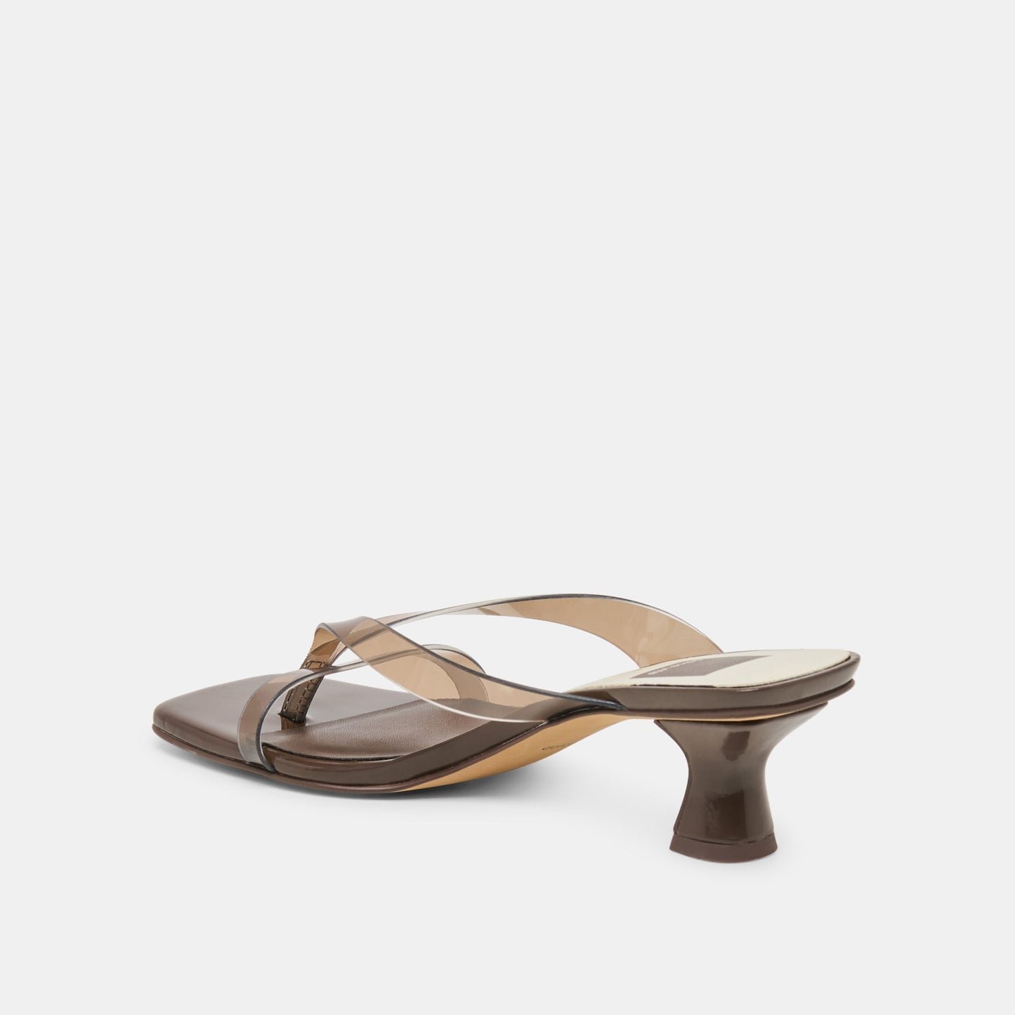 Dolce Vita Brevel Vinyl Dk Brown Jelly Heels