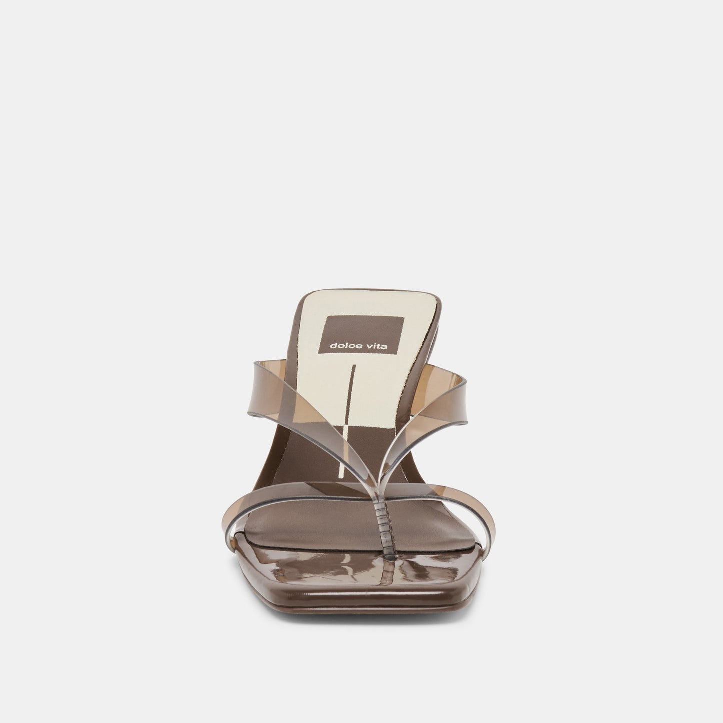 Dolce Vita Brevel Vinyl Dk Brown Jelly Heels