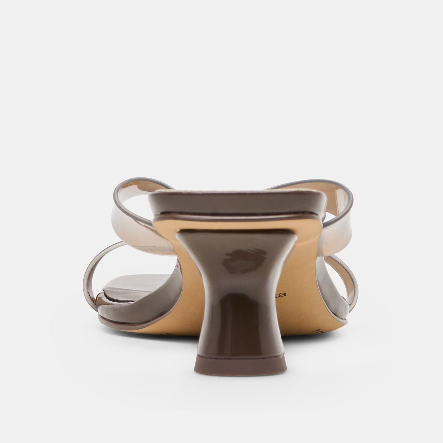 Dolce Vita Brevel Vinyl Dk Brown Jelly Heels