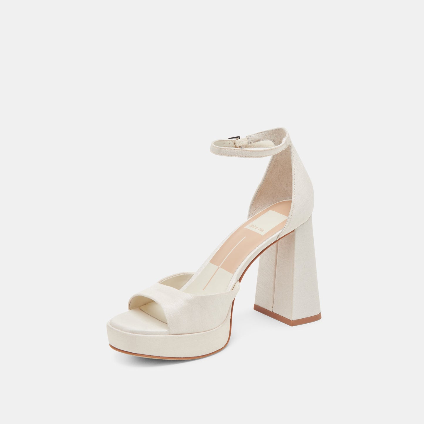 Dolce Vita PANDRO HEELS WHITE SATIN