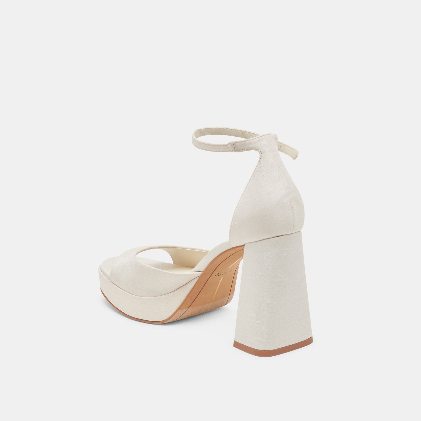 Dolce Vita PANDRO HEELS WHITE SATIN
