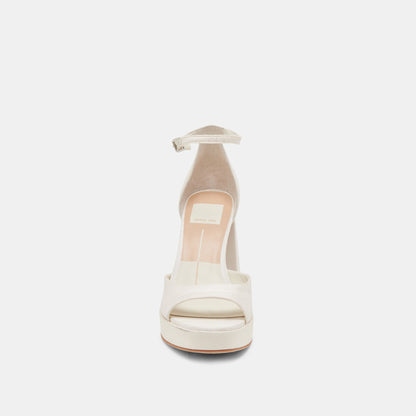 Dolce Vita PANDRO HEELS WHITE SATIN