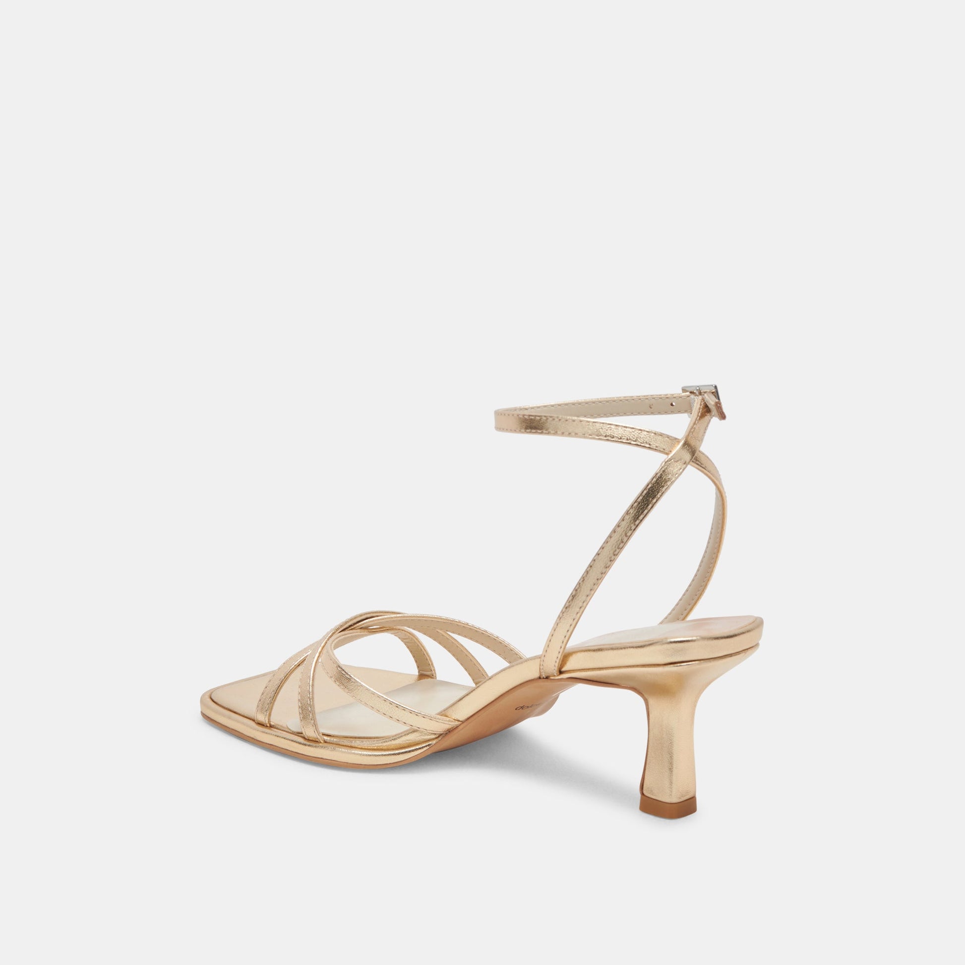 Dolce Vita MANJI HEELS LIGHT GOLD METALLIC LEATHER