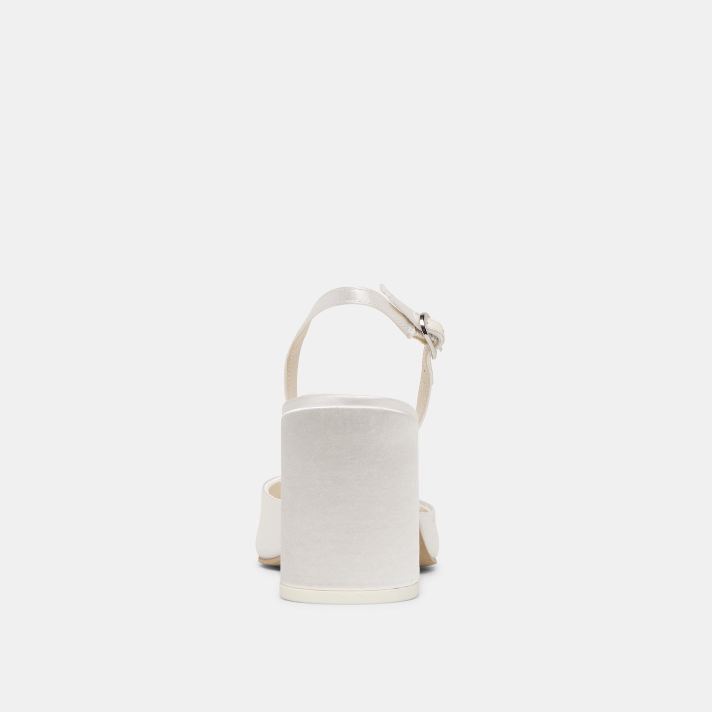 Dolce Vita Carel True White Satin High Heels