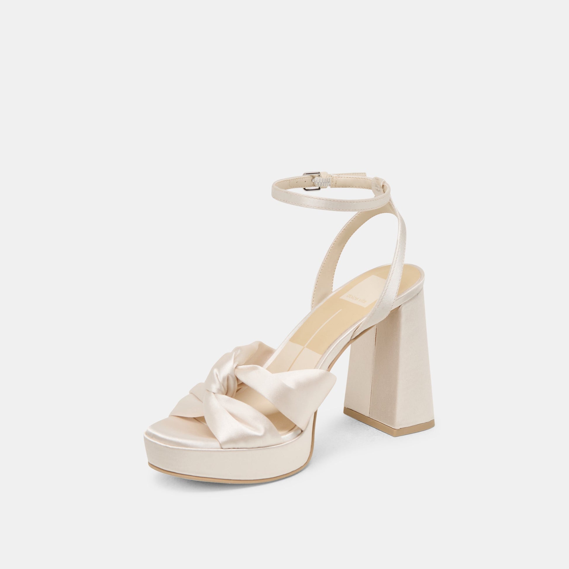 Dolce Vita PARLO HEELS IVORY SATIN