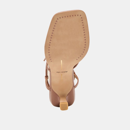 Dolce Vita Mylee Cognac Leather Heels