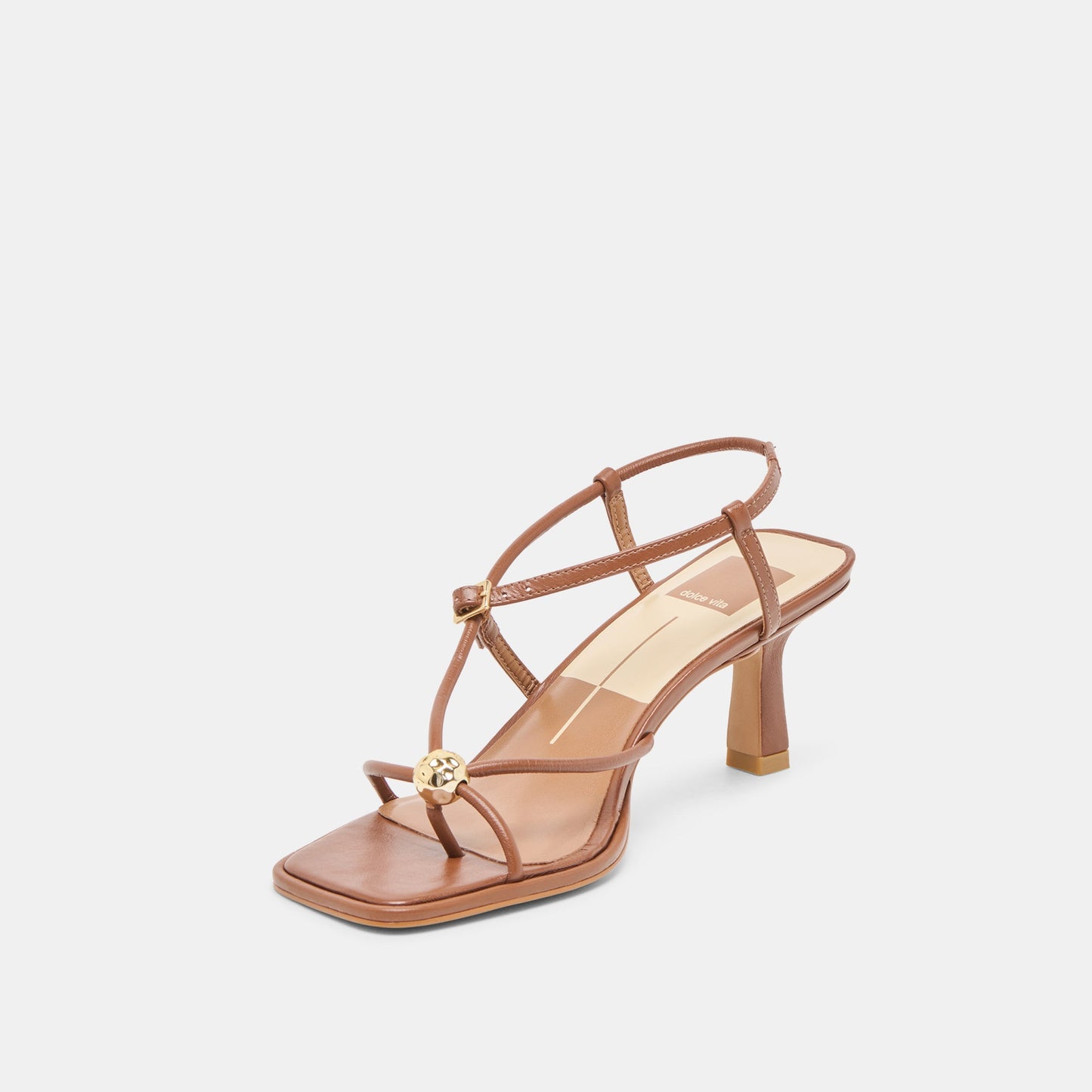 Dolce Vita Mylee Cognac Leather Heels