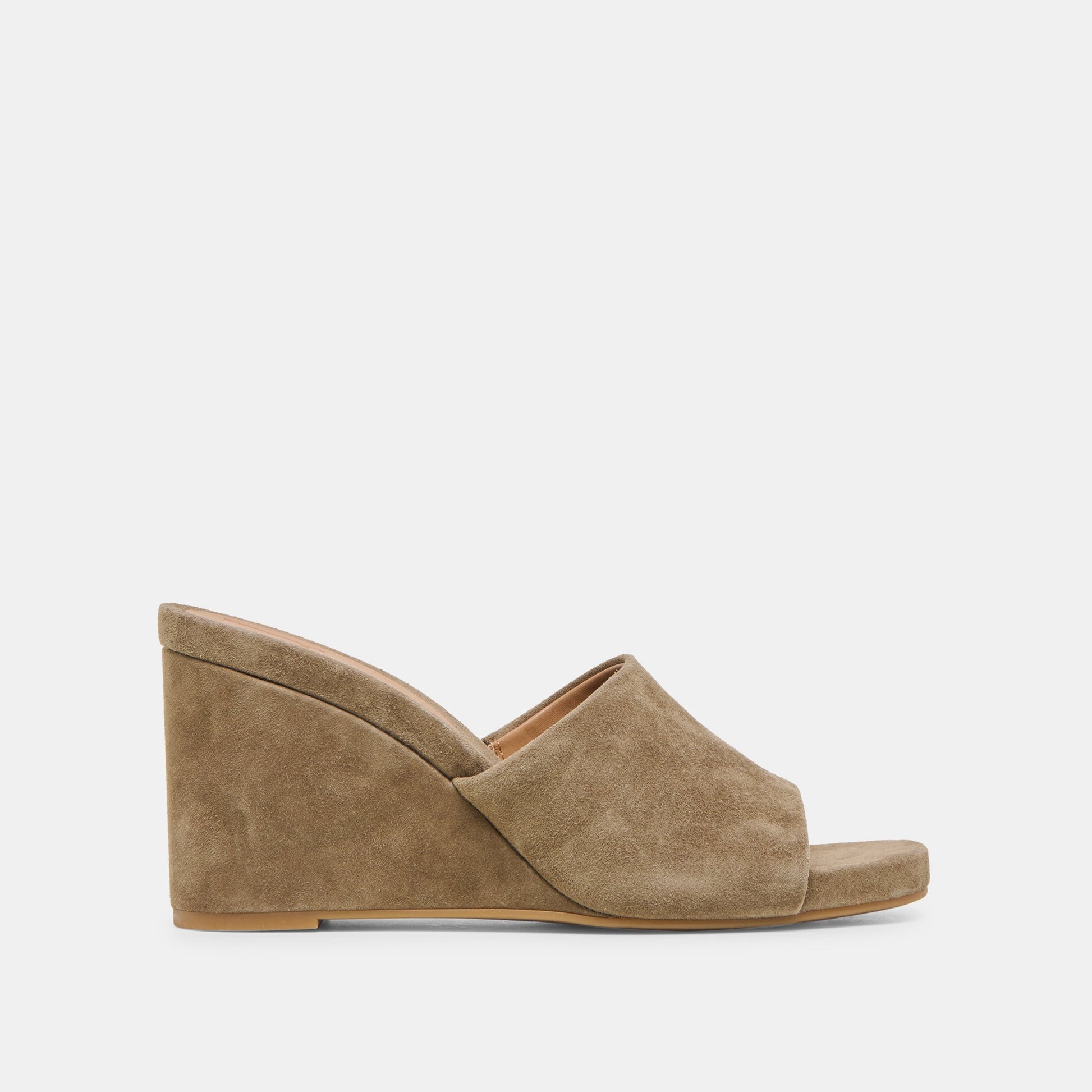 Dolce Vita Holta Olive Suede Wedges