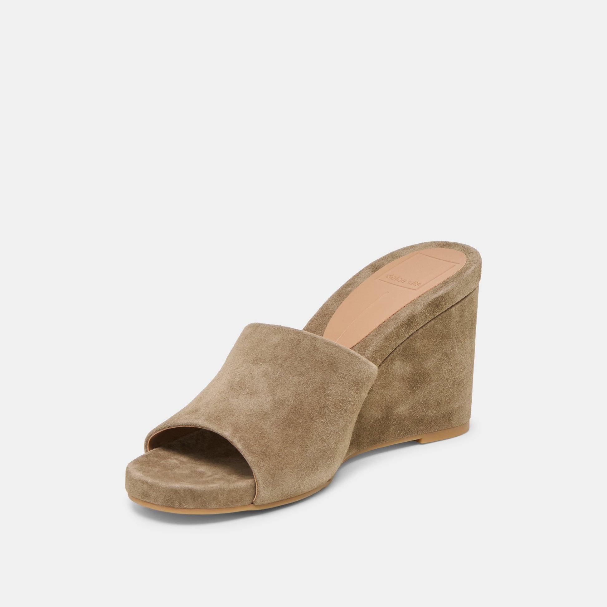 Dolce Vita Holta Olive Suede Wedges