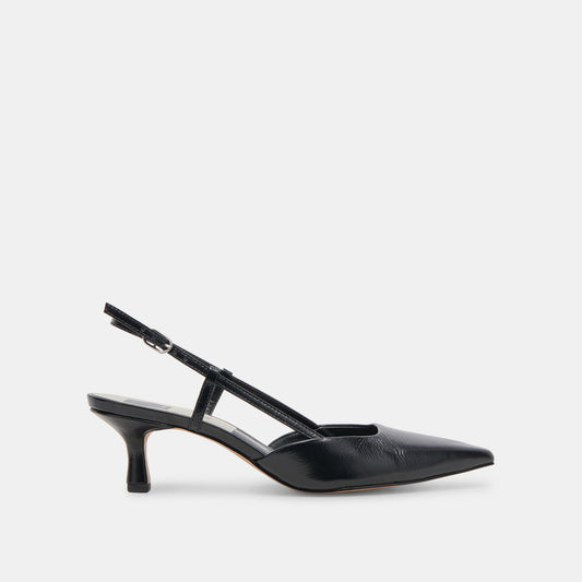 Dolce Vita ODELA HEELS MIDNIGHT CRINKLE PATENT