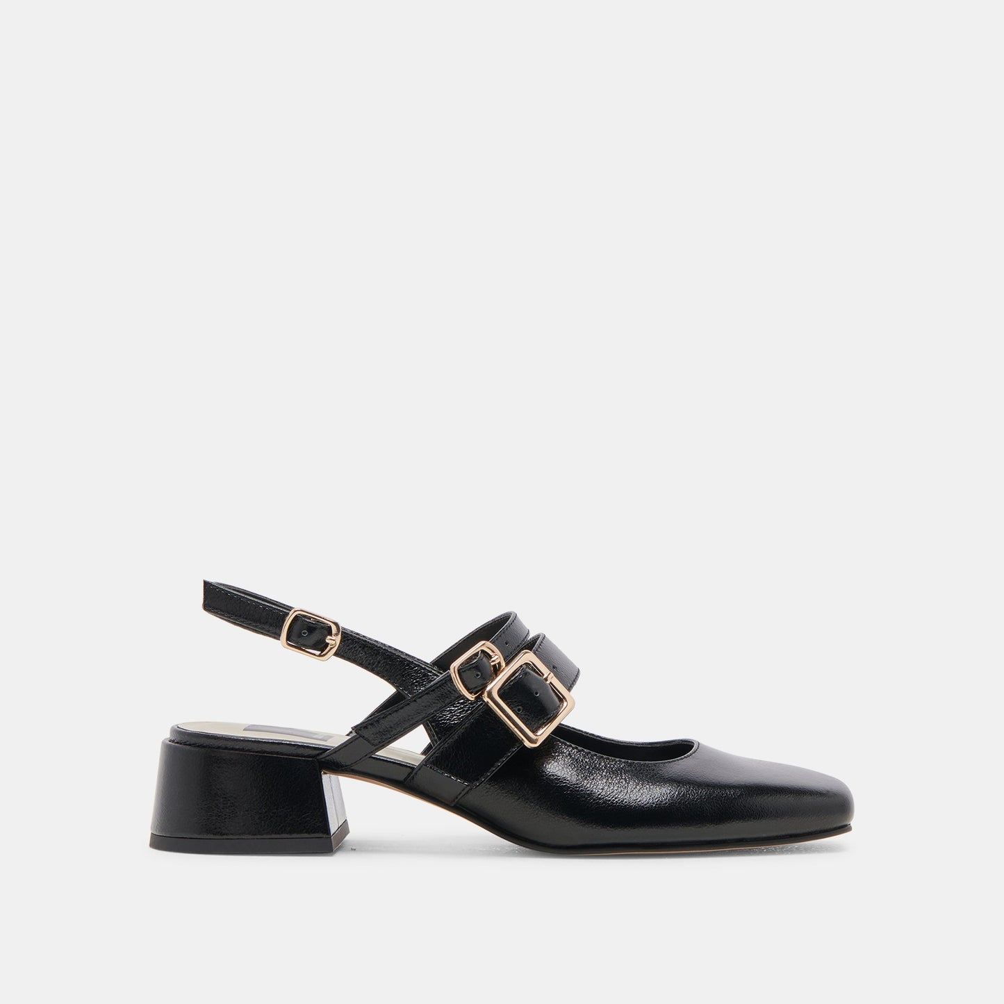 Dolce Vita PATZY HEELS MIDNIGHT CRINKLE PATENT LEATHER