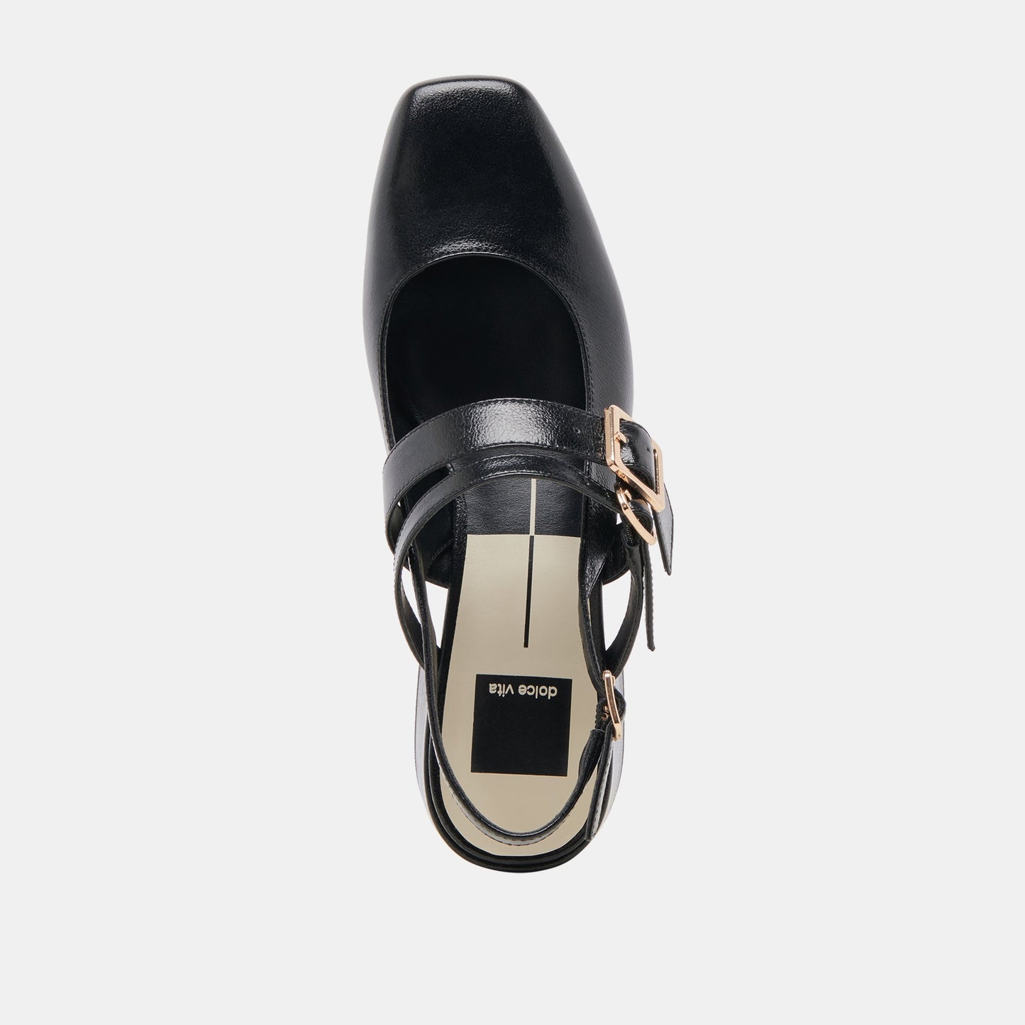 Dolce Vita PATZY HEELS MIDNIGHT CRINKLE PATENT LEATHER
