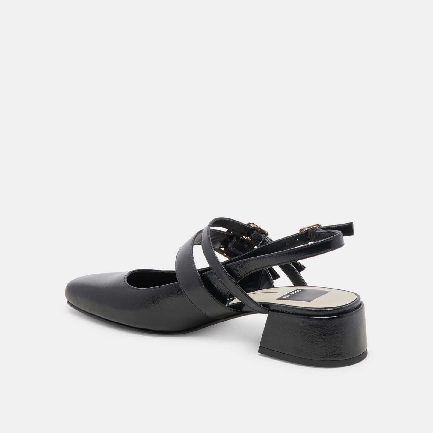 Dolce Vita PATZY HEELS MIDNIGHT CRINKLE PATENT LEATHER
