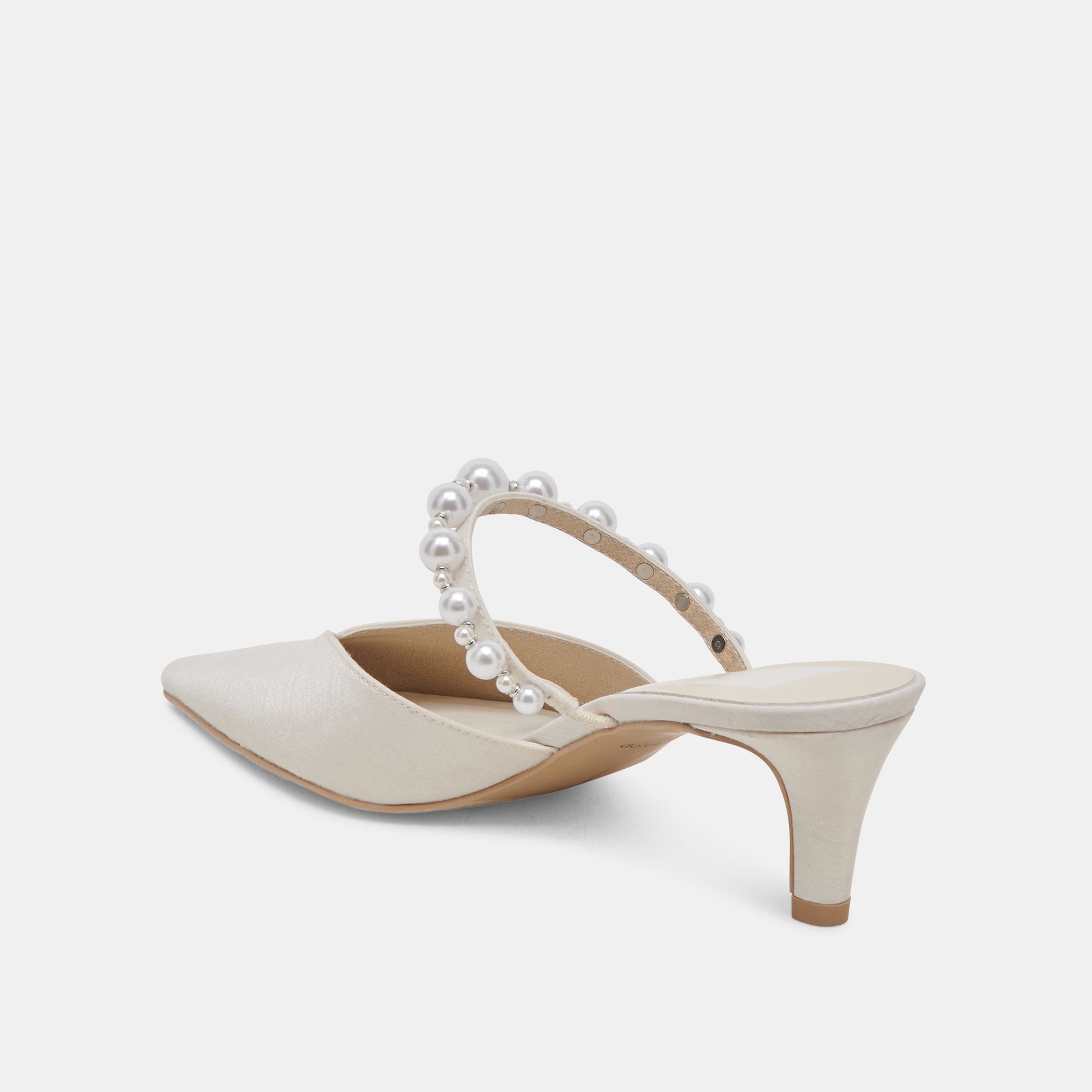 Dolce Vita Kanika Pearl Mid Vanilla Pearl Heels