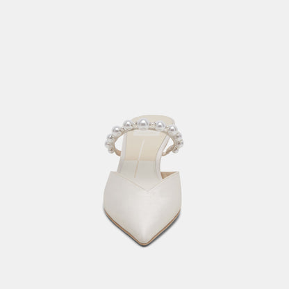 Dolce Vita Kanika Pearl Mid Vanilla Pearl Heels