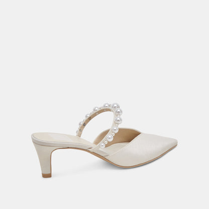 Dolce Vita Kanika Pearl Mid Vanilla Pearl Heels
